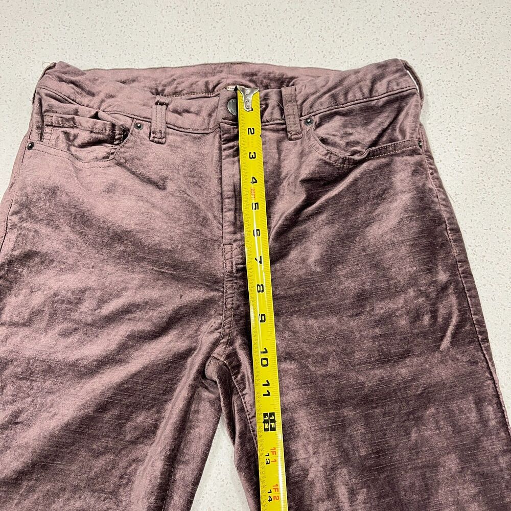 Free People Crushed Velvet Pants Size 28 – Mauve - Picture 11 of 12